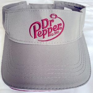 Dr Pepper Gray Unisex Visor